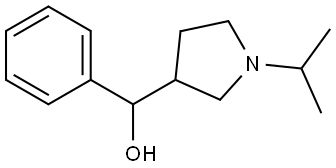 (1-isopropyl-3-pyrrolidinyl)(phenyl)methanol Struktur