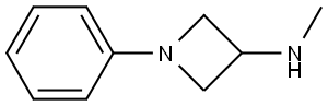 N-methyl-1-phenylazetidin-3-amine Struktur