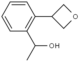 1-(2-(oxetan-3-yl)phenyl)ethanol Struktur