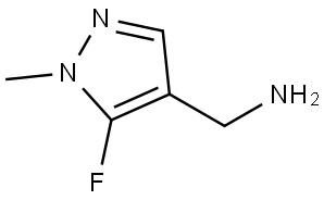 (5-Fluoro-1-methyl-1H-pyrazol-4-yl)methanamine Struktur