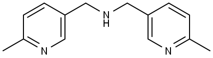 6-Methyl-N-[(6-methyl-3-pyridinyl)methyl]-3-pyridinemethanamine Struktur