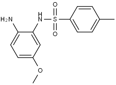 6'-AMINO-PARA-TOLUENESULFON-META-ANISIDIDE Struktur