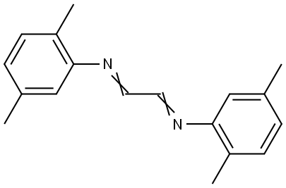 Benzenamine, N,N'-1,2-ethanediylidenebis[2,5-dimethyl- (9CI) Struktur