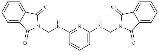 2,6-BIS-(PHTHALIMIDOMETHYLAMINO)-PYRIDINE Struktur