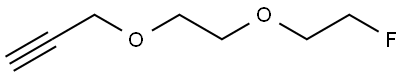 1-Propyne, 3-[2-(2-fluoroethoxy)ethoxy]- Struktur