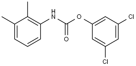 3,5-DICHLOROPHENYL N-(2,3-XYLYL)CARBAMATE Struktur