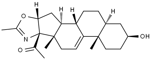 5'H-Pregn-9(11)-eno[17,16-d]oxazol-20-one, 3-hydroxy-2'-methyl-, (3β,5α,16β)- (9CI)
