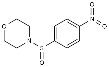 4-((4-NITROPHENYL)SULFINYL)MORPHOLINE Struktur