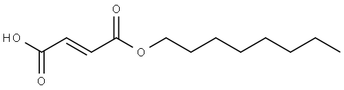 (2E)-4-(octyloxy)-4-oxo-2-butenoic acid Struktur