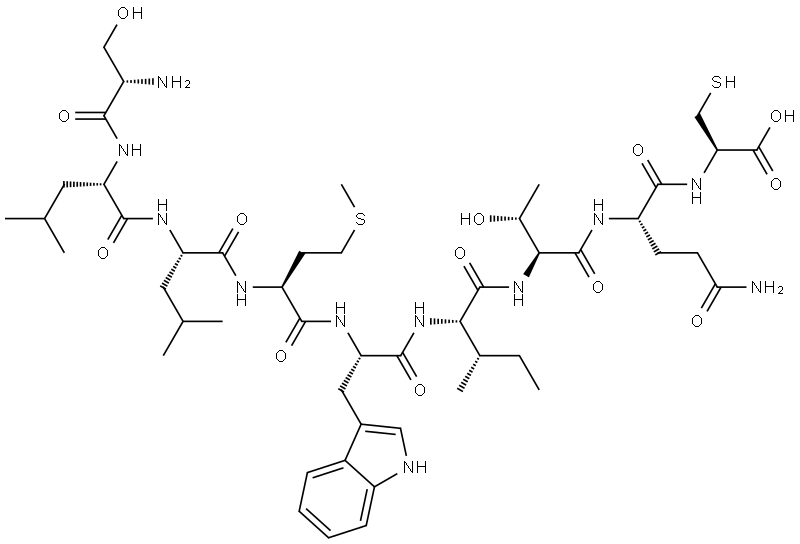 NY-ESO-1 (157–165) peptide Struktur