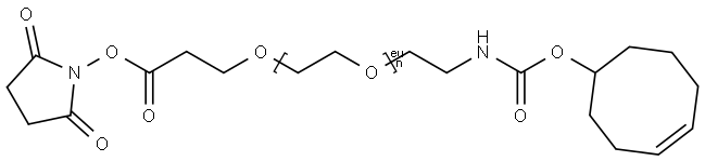 TCO-PEG24-NHS ester Struktur