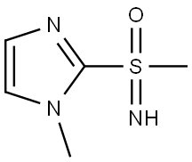 Imino(methyl)(1-methyl-1h-imidazol-2-yl)-lambda6-sulfanone Struktur