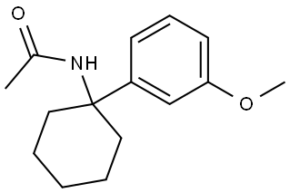 N-[1-(3-Methoxyphenyl)cyclohexyl]acetamide Struktur