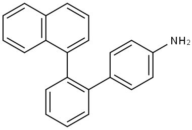 [1,1′-Biphenyl]-4-amine, 2′-(1-naphthalenyl)- Struktur