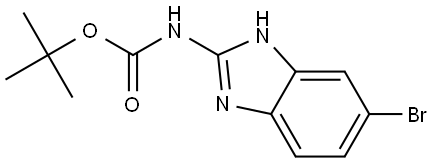 tert-Butyl (6-bromo-1H-benzo[d]imidazol-2-yl)carbamate Struktur