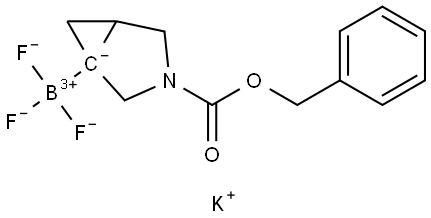 potassium (3-((benzyloxy)carbonyl)-3-azabicyclo[3.1.0]hexan-1-yl)trifluoroborate Struktur