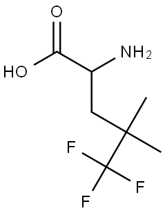 2-Amino-5,5,5-trifluoro-4,4-dimethylpentanoic acid Struktur