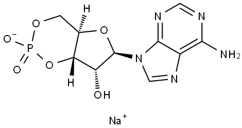 Adenosine 3',5'-Cyclic Monophosphate (15 mg) Struktur