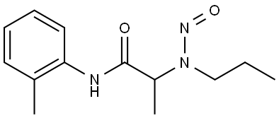 N1-亞硝基丙胺卡因 結(jié)構(gòu)式