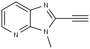2-Ethynyl-3-methyl-3H-imidazo[4,5-b]pyridine Struktur