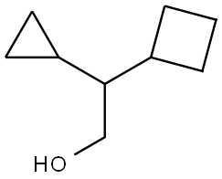 2-Cyclobutyl-2-cyclopropylethan-1-ol Structure