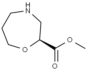 (S)-Methyl 1,4-oxazepane-2-carboxylate Struktur