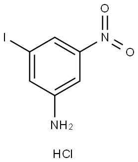 3-iodo-5-nitroaniline hydrochloride Structure