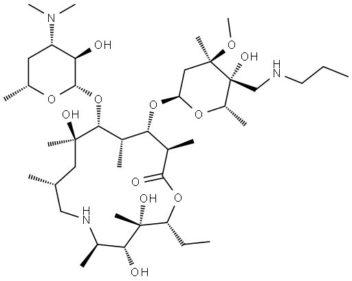 Azithromycin Impurity 11 Struktur