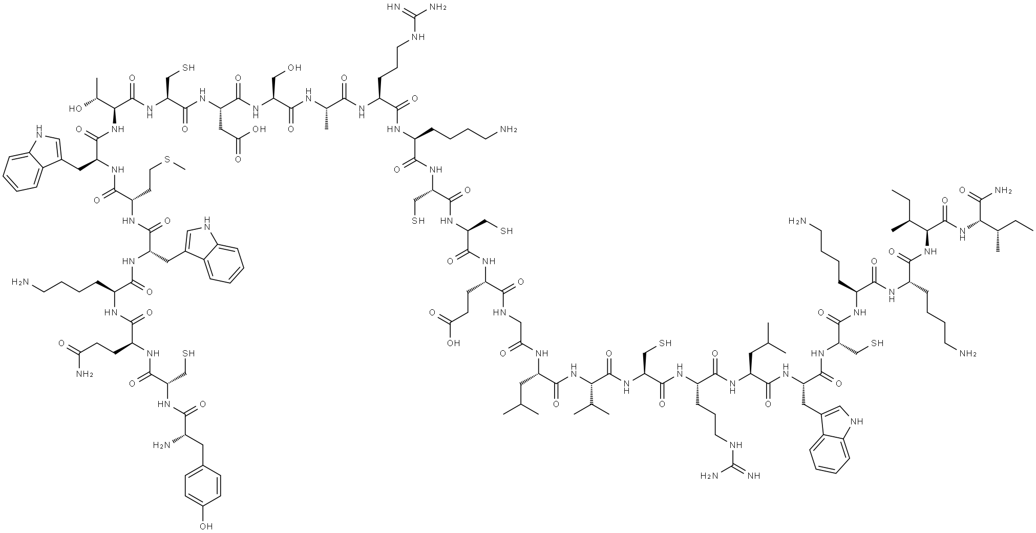 Phrixotoxin-1 Struktur