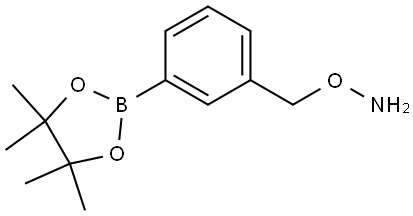 Hydroxylamine, O-[[3-(4,4,5,5-tetramethyl-1,3,2-dioxaborolan-2-yl)phenyl]methyl]- Struktur