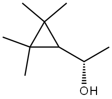 (S)-1-(2,2,3,3-tetramethylcyclopropyl)ethan-1-ol Struktur