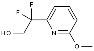 2,2-Difluoro-2-(6-methoxypyridin-2-yl)ethanol Struktur