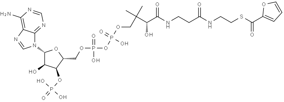 2-Furoic-CoA Struktur