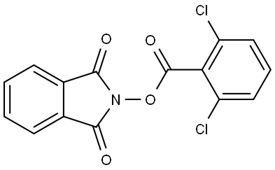 1,3-dioxo-2,3-dihydro-1H-isoindol-2-yl 2,6-dichlorobenzoate Struktur