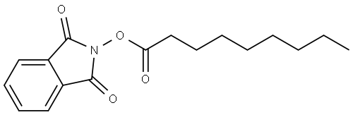 1,3-dioxo-2,3-dihydro-1H-isoindol-2-yl nonanoate Struktur