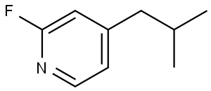 2-fluoro-4-isobutylpyridine Struktur