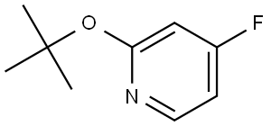2-(tert-butoxy)-4-fluoropyridine Structure