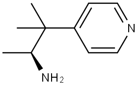 (S)-3-methyl-3-(pyridin-4-yl)butan-2-amine Struktur