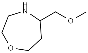Hexahydro-5-(methoxymethyl)-1,4-oxazepine Struktur