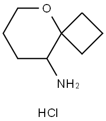 5-Oxaspiro[3.5]nonan-9-amine hydrochloride Struktur