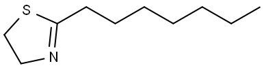 2-heptyl-4,5-dihydro-1,3-thiazole Struktur