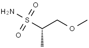 (S)-1-Methoxypropane-2-sulfonamide Struktur
