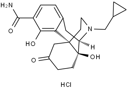 Samidorphan HCl（852626-89-2 free base） Struktur