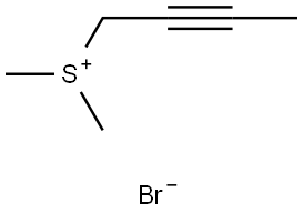 (but-2-yn-1-yl)dimethylsulfanium bromide Struktur