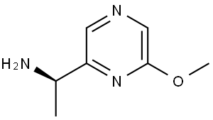 (R)-1-(6-Methoxypyrazin-2-yl)ethan-1-amine Struktur