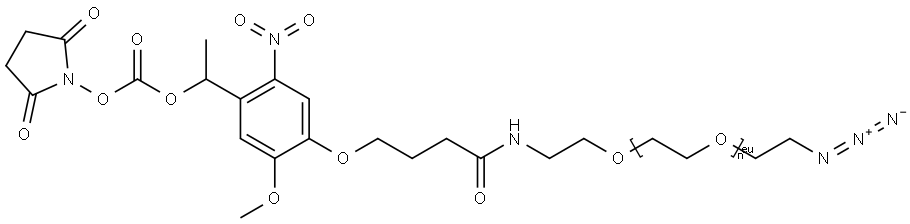 PC Azido-PEG11-NHS carbonate ester Structure