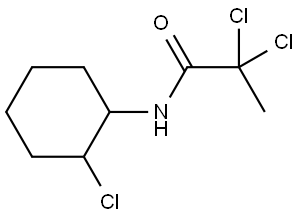 2,2-DICHLORO-N-(2-CHLOROCYCLOHEXYL)PROPANAMIDE Struktur