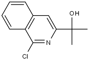 2-(1-Chloroisoquinolin-3-yl)propan-2-ol Struktur