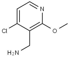 (4-Chloro-2-methoxypyridin-3-yl)methanamine Struktur