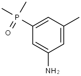 (3-Amino-5-methylphenyl)dimethylphosphine oxide Struktur